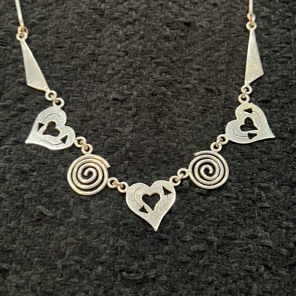 Solid Sterling Silver Necklace - image 3